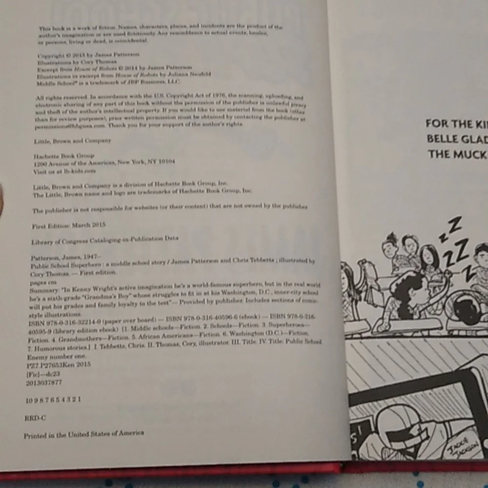 Public School Superhero James Patterson Middle Junior Fiction Chapter Book - Picture 4 of 6